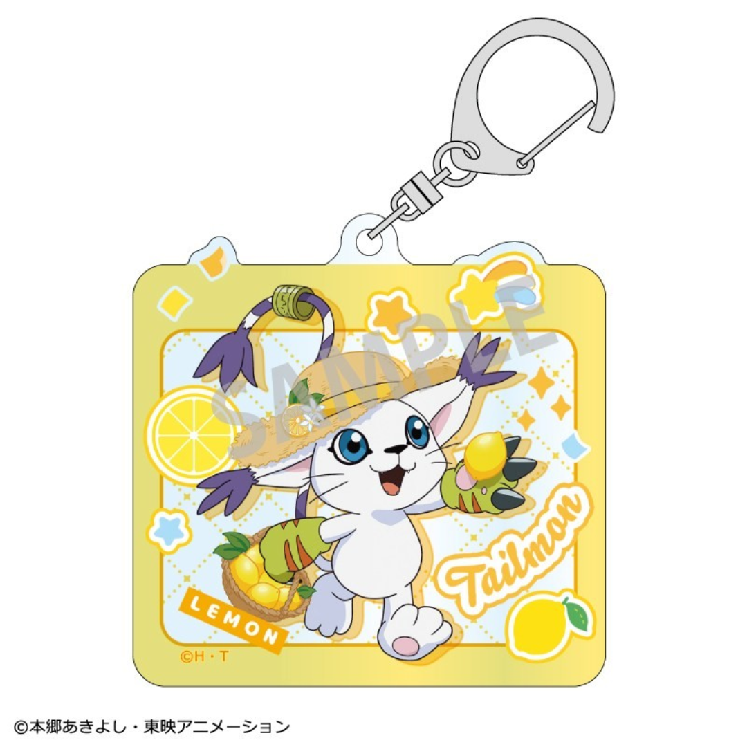 Digimon Adventure - Trading Acrylic Keyholder Vol.1 Fruit Party 1BOX (8PCS)  [PRE-ORDER](RELEASE FEB26)