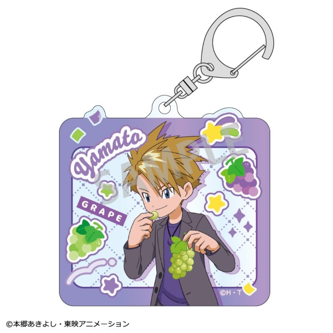 Digimon Adventure - Trading Acrylic Keyholder Vol.2 Fruit Party 1BOX (8PCS)  [PRE-ORDER](RELEASE FEB26)