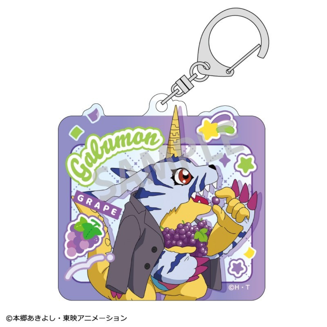Digimon Adventure - Trading Acrylic Keyholder Vol.2 Fruit Party 1BOX (8PCS)  [PRE-ORDER](RELEASE FEB26)