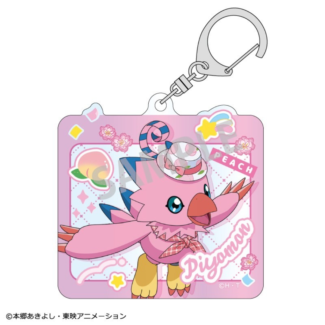 Digimon Adventure - Trading Acrylic Keyholder Vol.2 Fruit Party 1BOX (8PCS)  [PRE-ORDER](RELEASE FEB26)