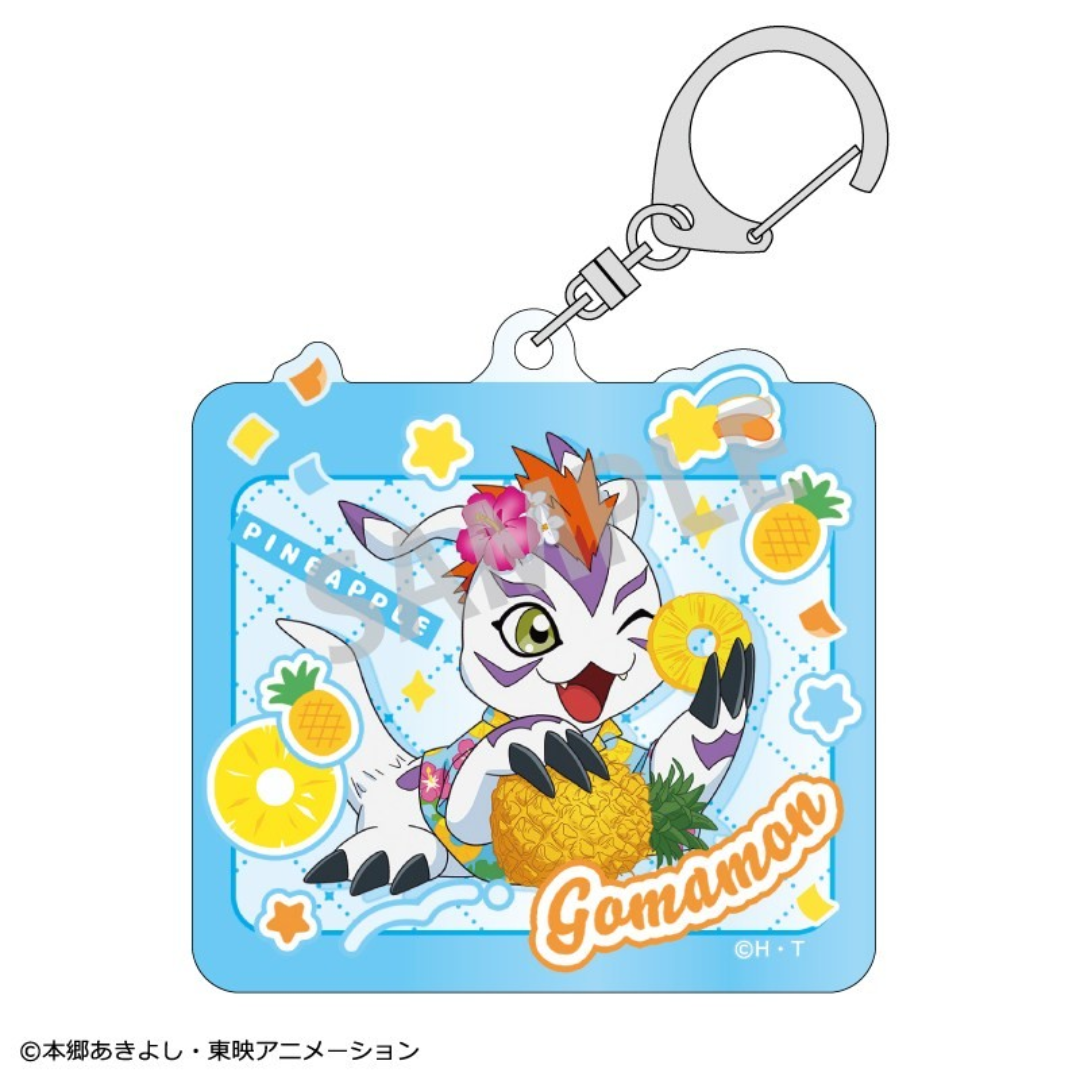 Digimon Adventure - Trading Acrylic Keyholder Vol.2 Fruit Party 1BOX (8PCS)  [PRE-ORDER](RELEASE FEB26)