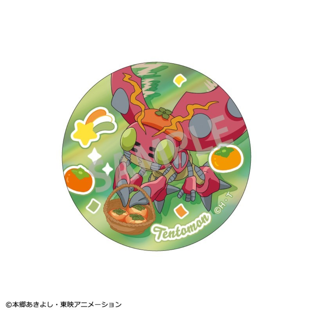 Digimon Adventure - Trading Metallic Badges Vol.1 Fruit Party 1BOX (8PCS)  [PRE-ORDER](RELEASE FEB26)