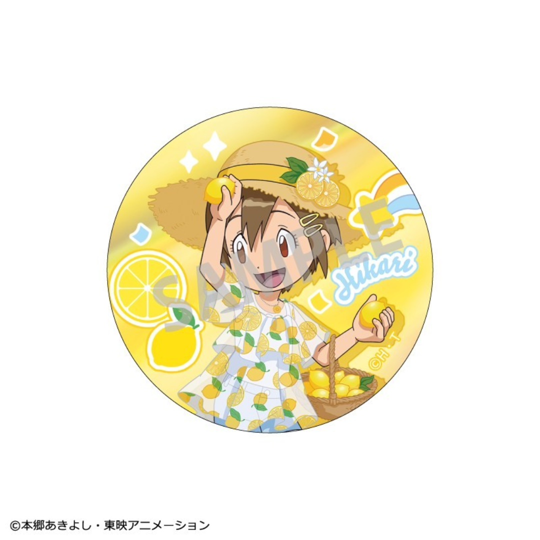 Digimon Adventure - Trading Metallic Badges Vol.1 Fruit Party 1BOX (8PCS)  [PRE-ORDER](RELEASE FEB26)
