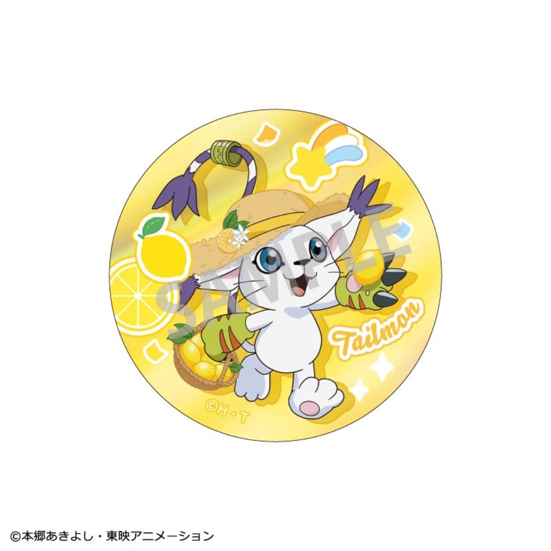 Digimon Adventure - Trading Metallic Badges Vol.1 Fruit Party 1BOX (8PCS)  [PRE-ORDER](RELEASE FEB26)
