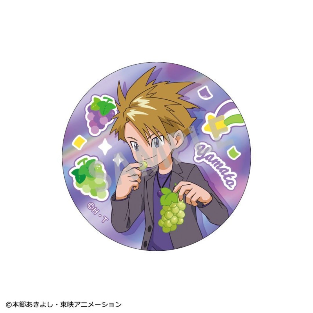 Digimon Adventure - Trading Metallic Badges Vol.2 Fruit Party 1BOX (8PCS)  [PRE-ORDER](RELEASE FEB26)