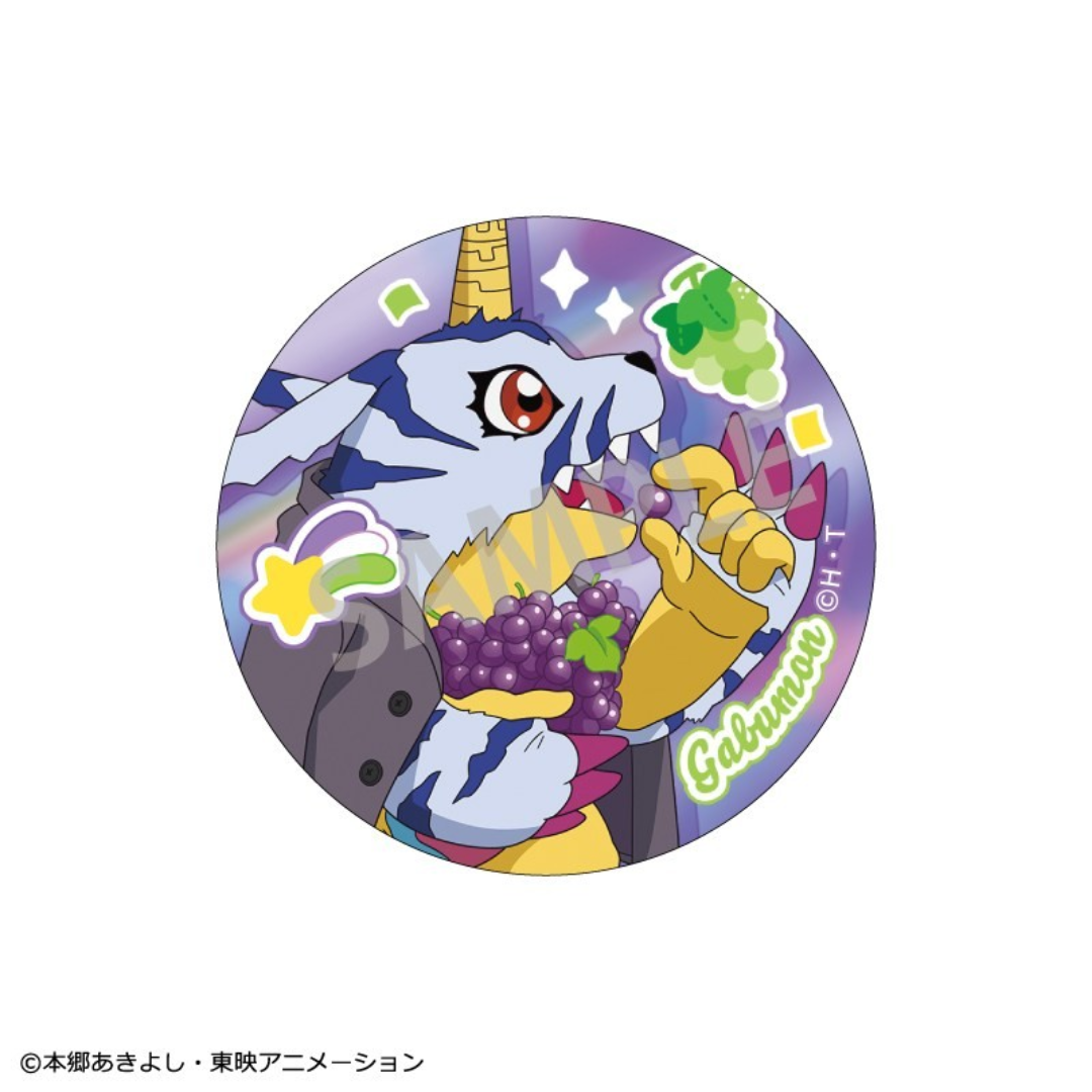 Digimon Adventure - Trading Metallic Badges Vol.2 Fruit Party 1BOX (8PCS)  [PRE-ORDER](RELEASE FEB26)