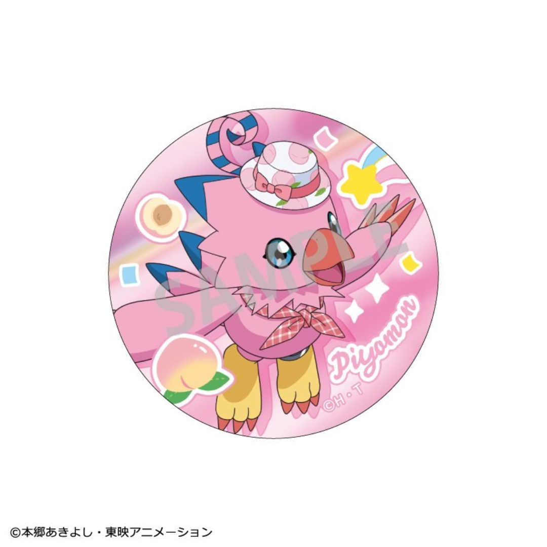 Digimon Adventure - Trading Metallic Badges Vol.2 Fruit Party 1BOX (8PCS)  [PRE-ORDER](RELEASE FEB26)