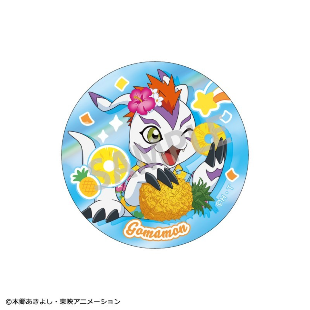 Digimon Adventure - Trading Metallic Badges Vol.2 Fruit Party 1BOX (8PCS)  [PRE-ORDER](RELEASE FEB26)