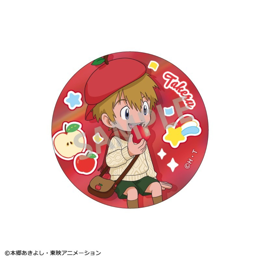 Digimon Adventure - Trading Metallic Badges Vol.2 Fruit Party 1BOX (8PCS)  [PRE-ORDER](RELEASE FEB26)