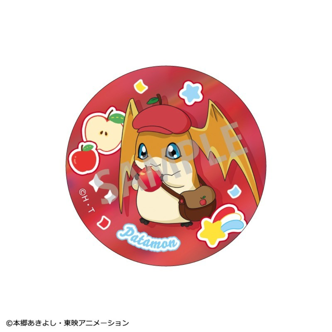 Digimon Adventure - Trading Metallic Badges Vol.2 Fruit Party 1BOX (8PCS)  [PRE-ORDER](RELEASE FEB26)