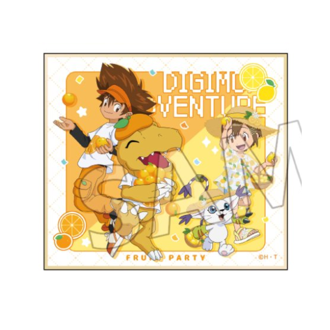 Digimon Adventure - Trading Mini Shikishi Fruit Party 1BOX (12PCS) [PRE-ORDER](RELEASE FEB26)