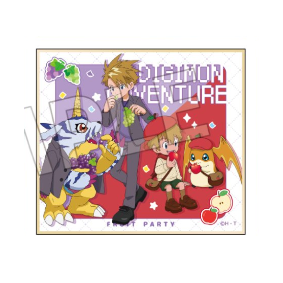 Digimon Adventure - Trading Mini Shikishi Fruit Party 1BOX (12PCS) [PRE-ORDER](RELEASE FEB26)