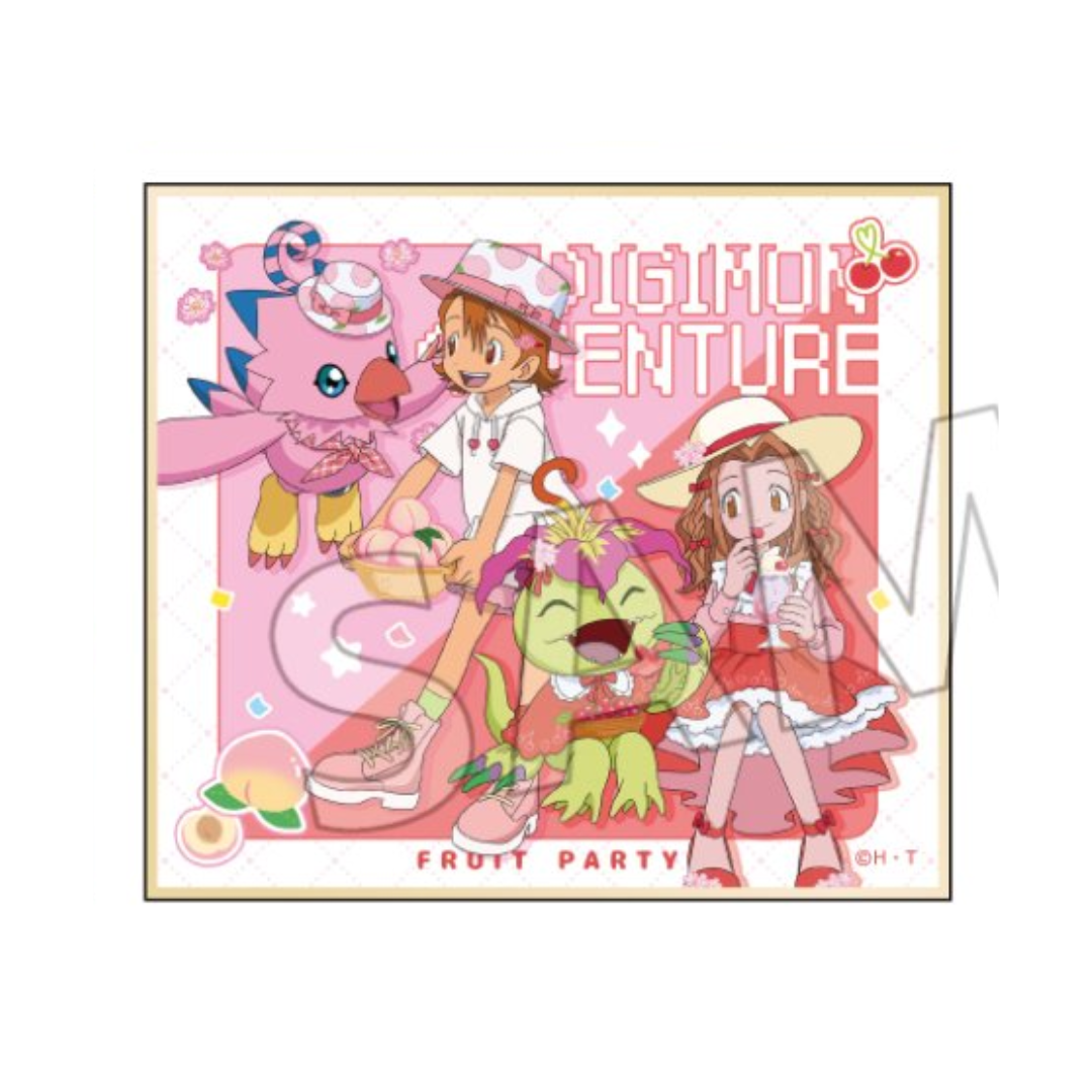 Digimon Adventure - Trading Mini Shikishi Fruit Party 1BOX (12PCS) [PRE-ORDER](RELEASE FEB26)