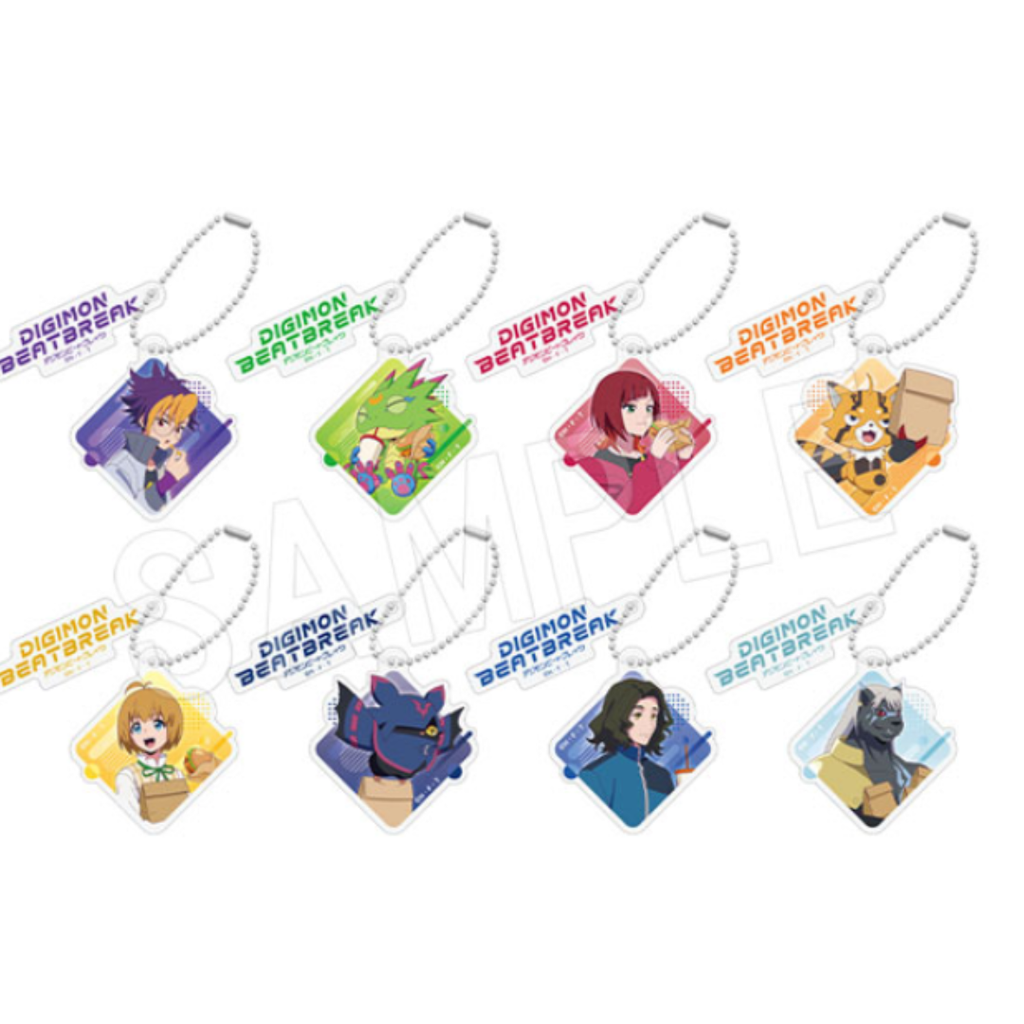 Digimon Beatbreak - Trading Mera Acrylic Key Holder AGF 2025ver. (1BOX 8PCS