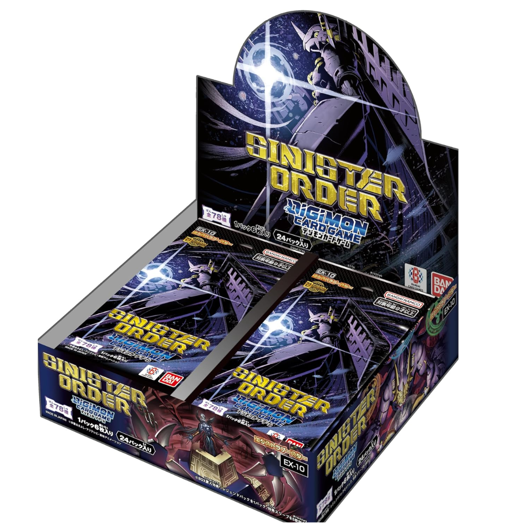 Digimon Card Game - Booster Box - EX10 - SINISTER ORDER (JP) [INSTOCK]