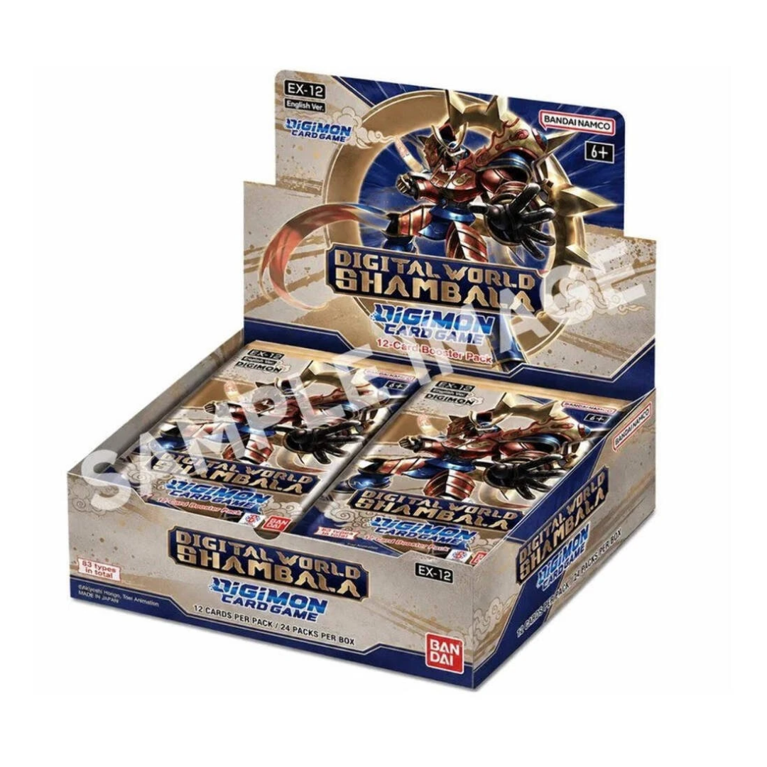 Digimon Card Game - Booster box - Digital World Shambala  [EX-12]  (ENG VERSION) [INSTOCK]