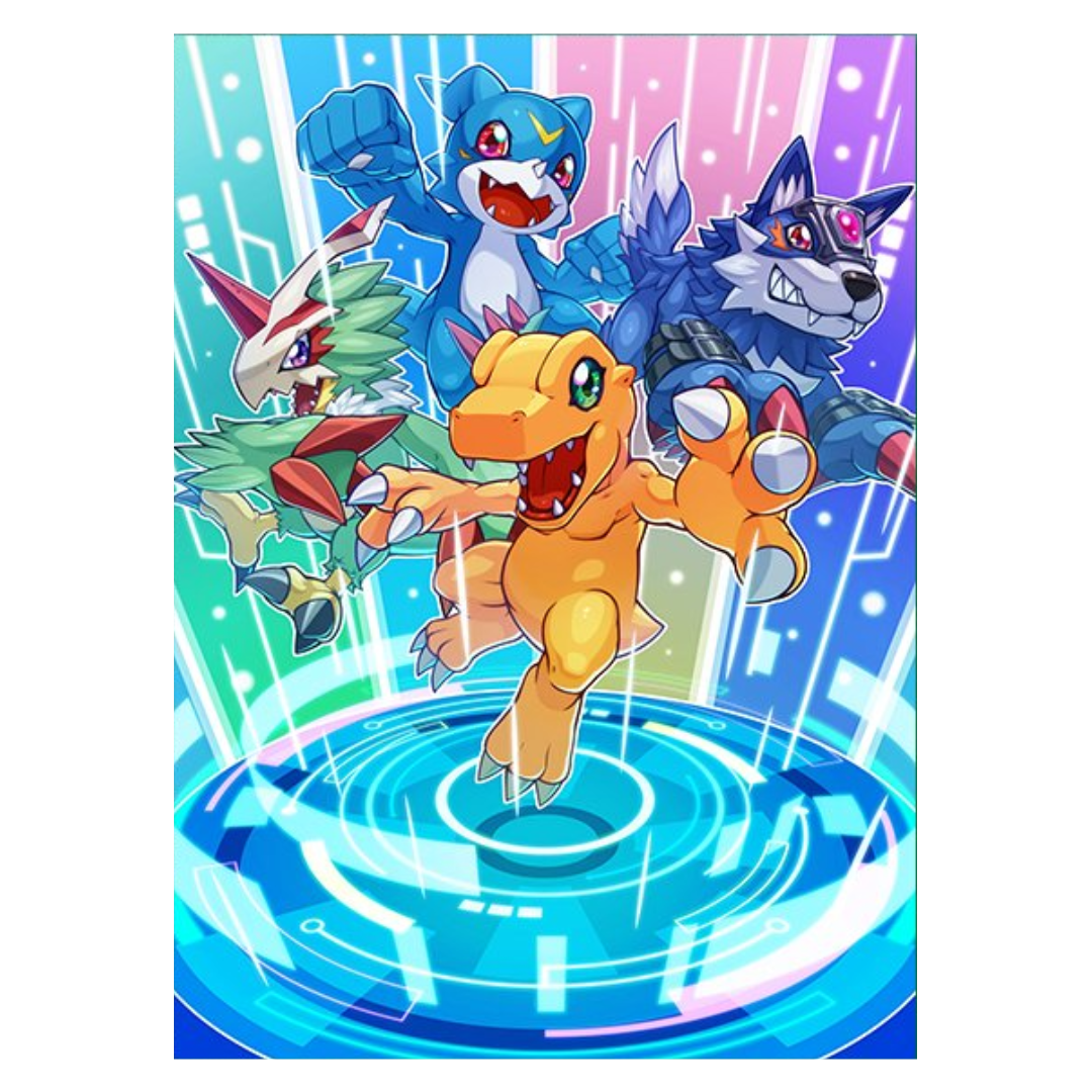digimon card game official card sleeves 01 Digimon - Digimon Card Game