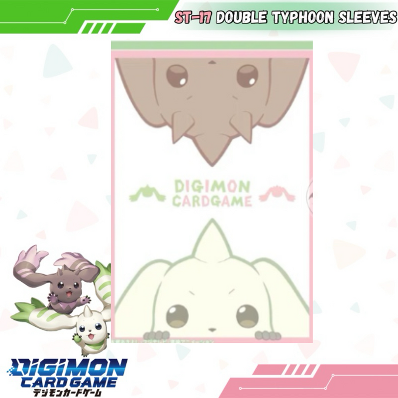 Digimon Card Game - ST-17 Double Typhoon - Promo Sleeves [INSTOCK]