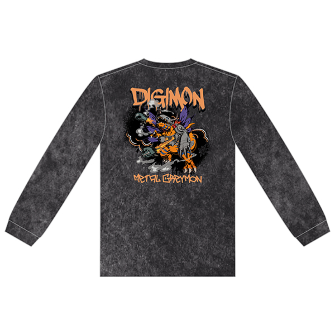 Digimon - Digimon Adventure 25th Anniversary - Long Sleeve T Shirt Vol.2 MetalGreymon [INSTOCK]