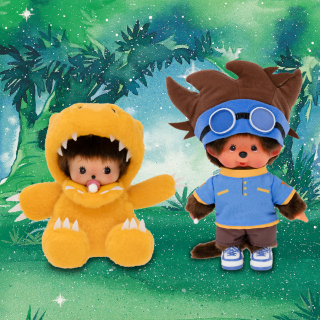 Digimon - Digimon Adventure 25th Anniversary - Digimon x Monchhichi Taichi [INSTOCK]