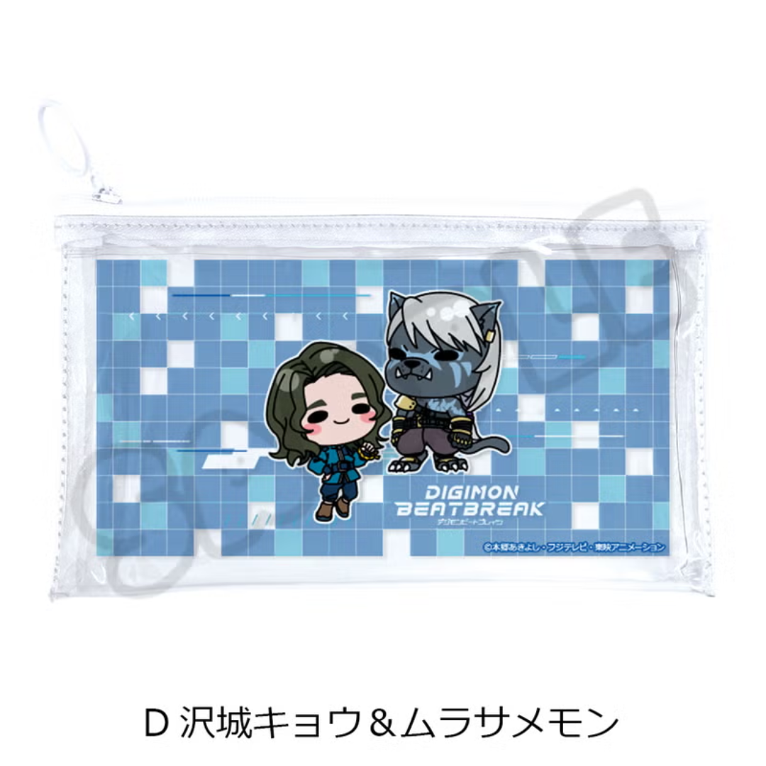 Digimon - Digimon Beatbreak - Flat Clear Pouch [PRE-ORDER](RELEASE MAY-JUNE26)
