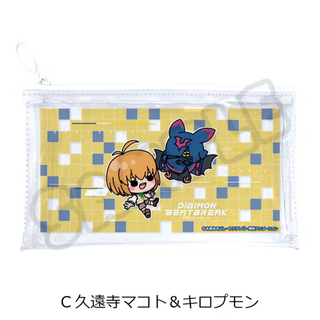 Digimon - Digimon Beatbreak - Flat Clear Pouch [PRE-ORDER](RELEASE MAY-JUNE26)