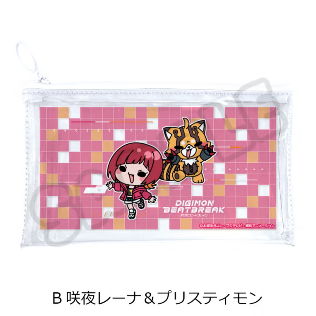 Digimon - Digimon Beatbreak - Flat Clear Pouch [PRE-ORDER](RELEASE MAY-JUNE26)