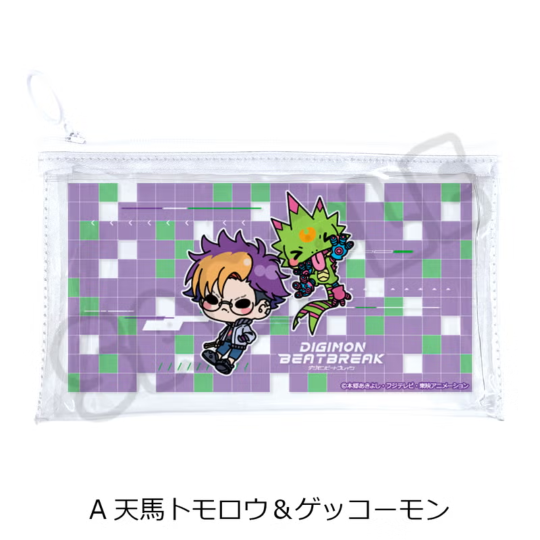 Digimon - Digimon Beatbreak - Flat Clear Pouch [PRE-ORDER](RELEASE MAY-JUNE26)