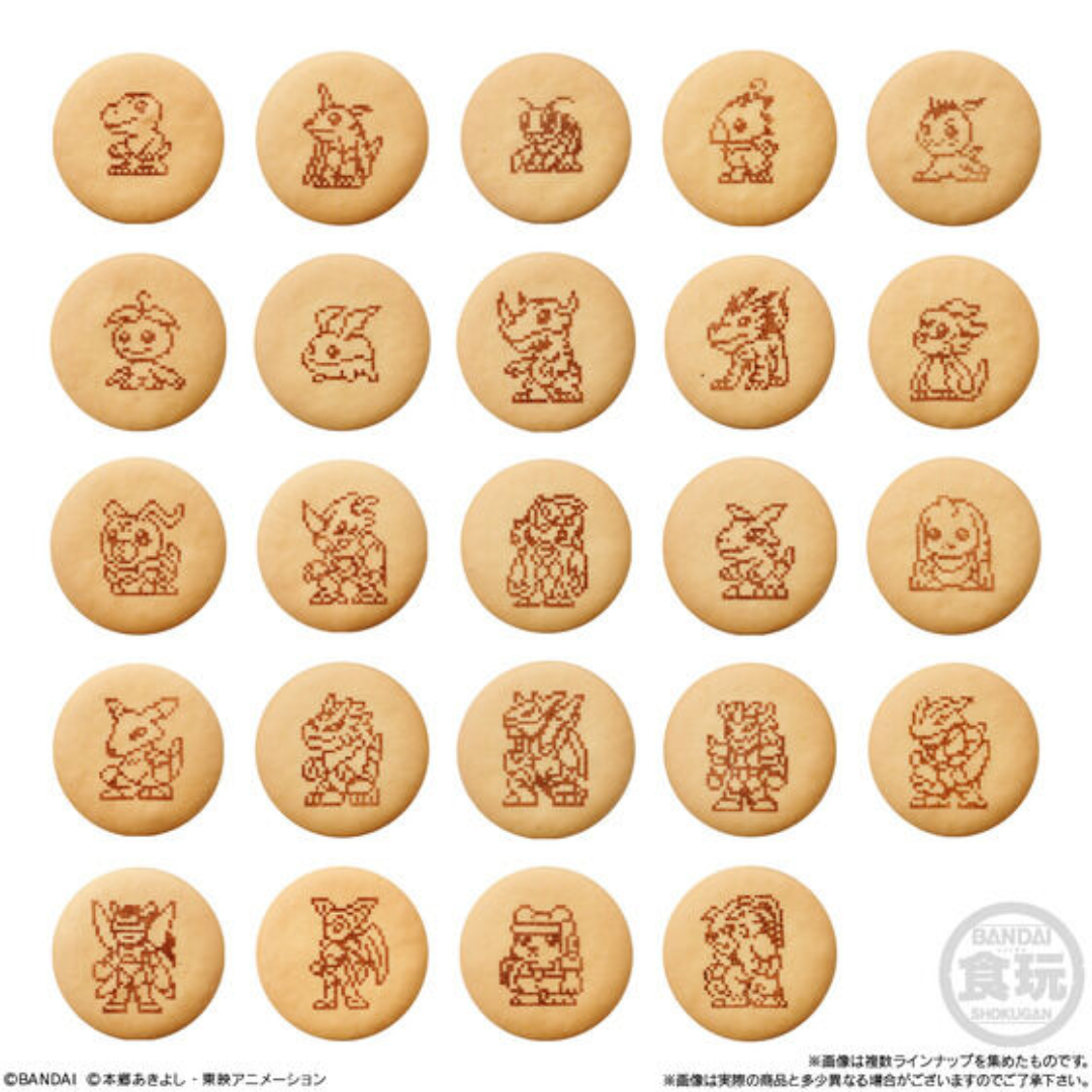 Digimon - Digivice Package Charm Keychain & Biscuit (BOX OF 10) [PRE-ORDER](RELEASE JAN-FEB27)