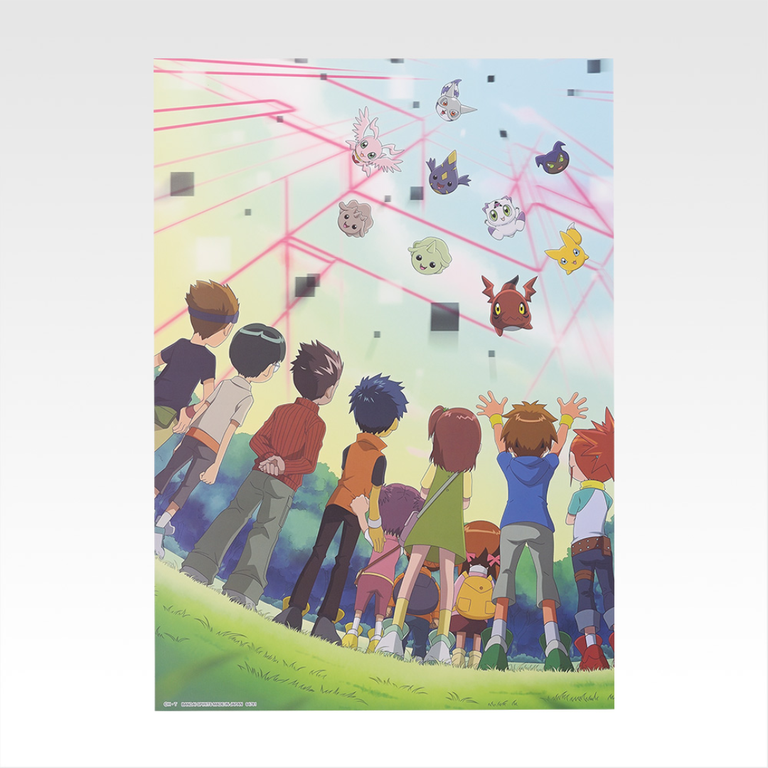 Digimon - Ichiban Kuji - Clash of Light & Darkness - Prize D - Clear Poster [INSTOCK]