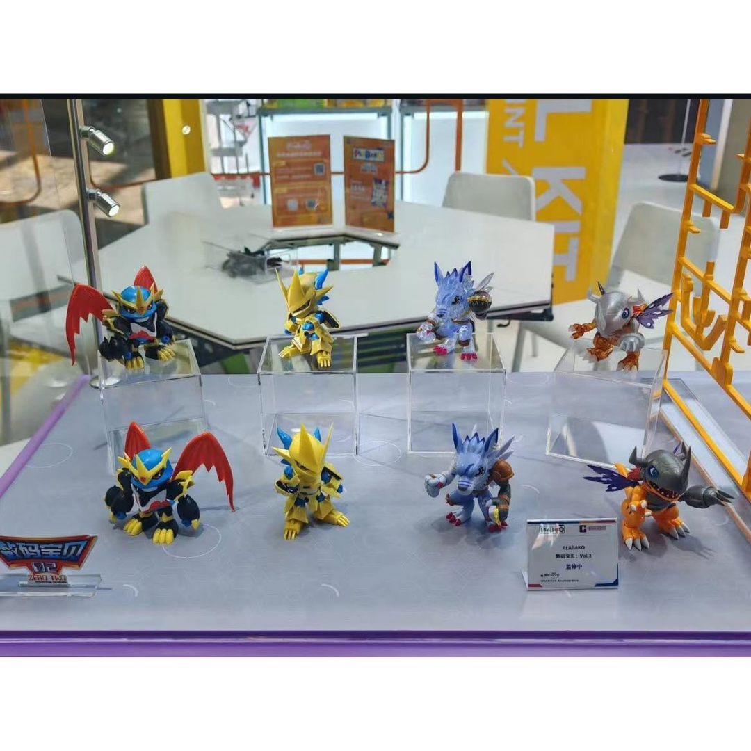 プラバコ デジモン 通常カラー 4種 コンプリート セット PLABAKO プラバコ デジモン 通常カラー 4種 コンプリート セット PLABAKO