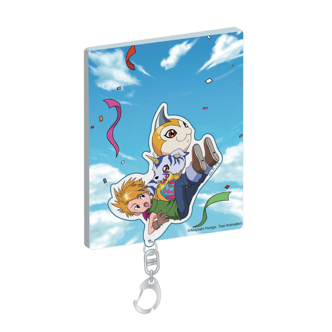 Digimon - Pop Up Store Exclusive - Digimon 25th Anniversary Sky Magnet Keychain (FULL SET OF 8) [INSTOCK]