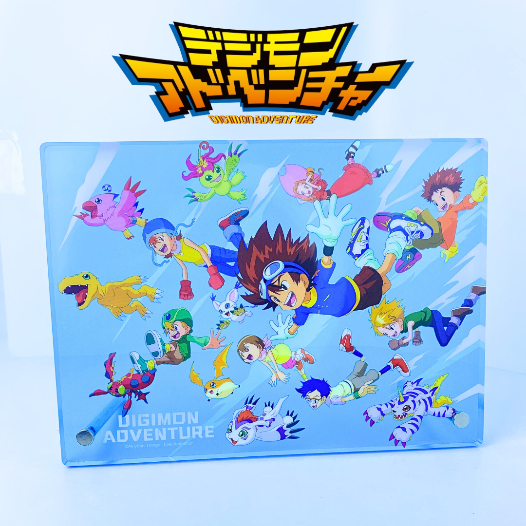 Digimon - Pop Up Store Exclusive - Digimon Adventure DigiDestined Display Acrylic Board [INSTOCK]
