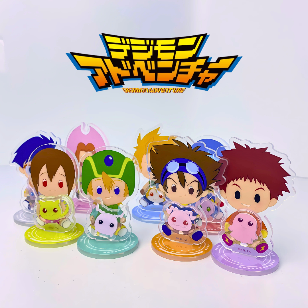 Digimon - Pop Up Store Exclusive - Digimon Adventure Digitama Magnetic Acrylic Stand (FULL SET OF 8) [INSTOCK]