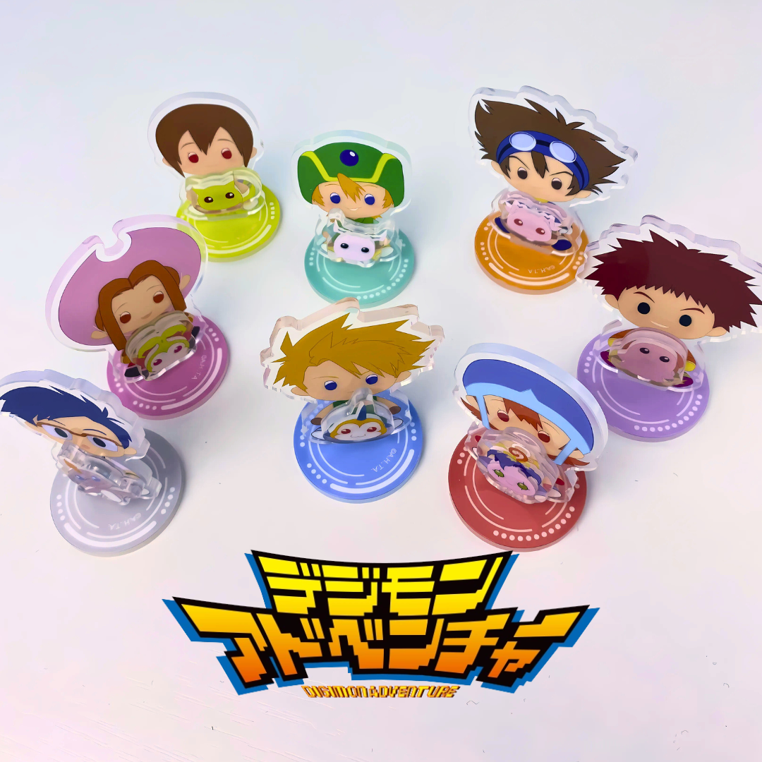 Digimon - Pop Up Store Exclusive - Digimon Adventure Digitama Magnetic Acrylic Stand (FULL SET OF 8) [INSTOCK]