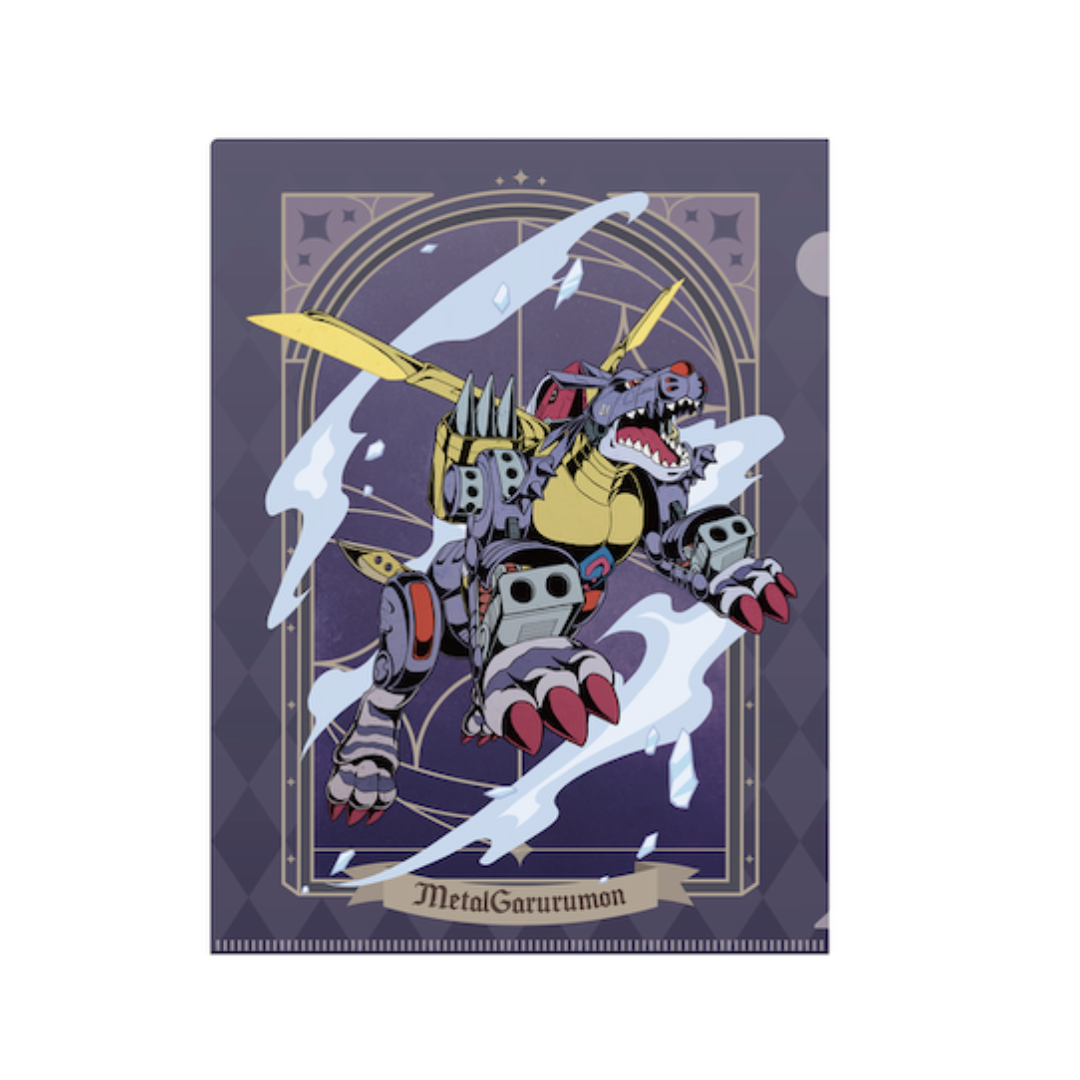 Digimon- Pop Up Store Exclusive - Digimon Adventure Ink Style Plastic File Digimon- Pop Up Store Exclusive - Digimon Adventure Ink Style Plastic File