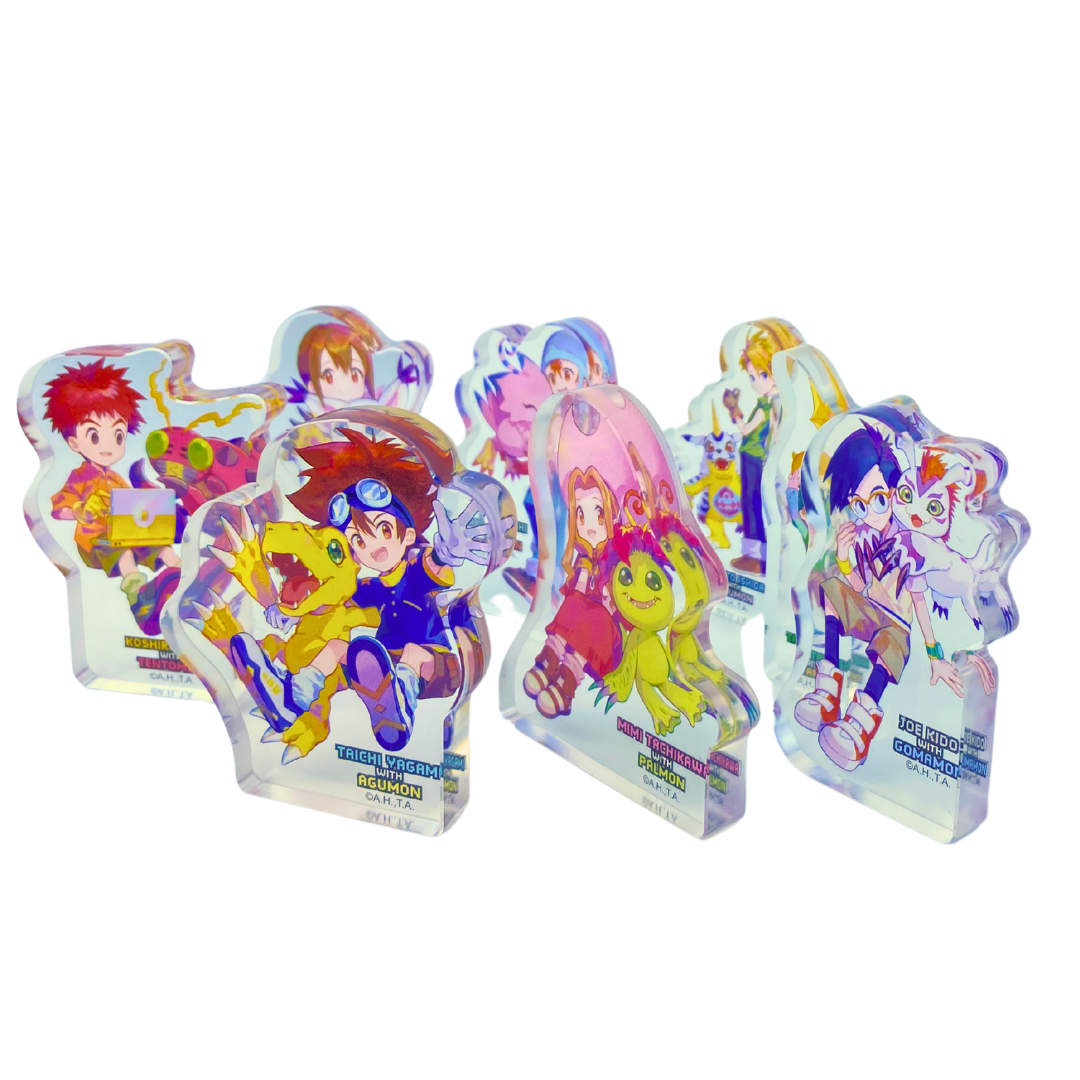 Digimon - Pop Up Store Exclusive - Digimon Adventure Mini Acrylic Stand (FULL SET OF 8) [INSTOCK]
