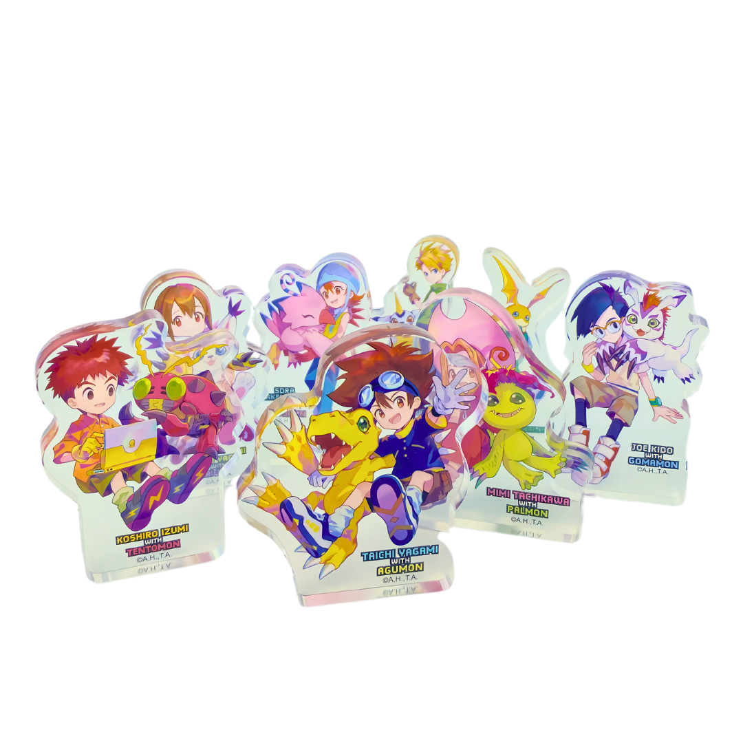 Digimon - Pop Up Store Exclusive - Digimon Adventure Mini Acrylic Stand (FULL SET OF 8) [INSTOCK]