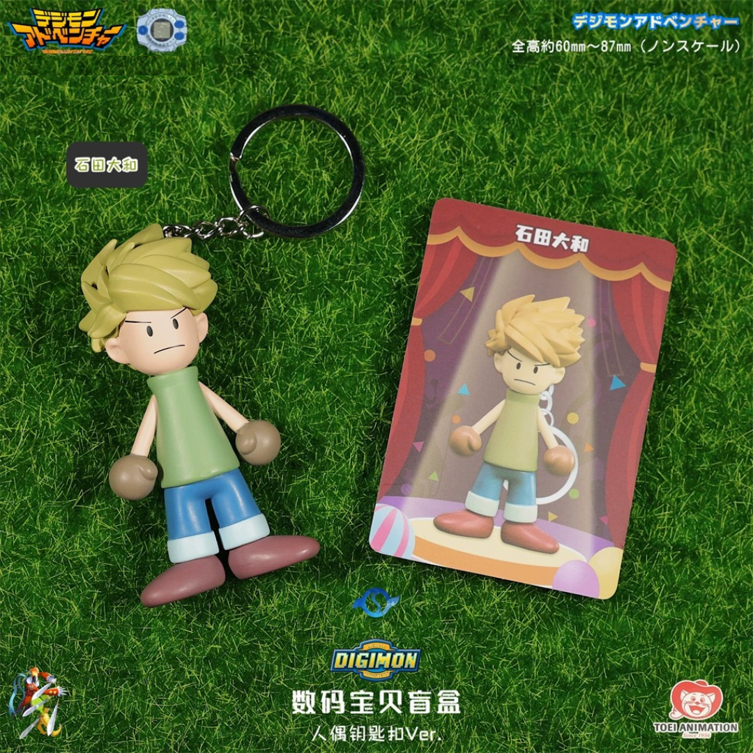 Digimon - Pop Up Store Exclusive - Digimon Adventure Wooden Doll Keychain (FULL SET OF 8) [INSTOCK]
