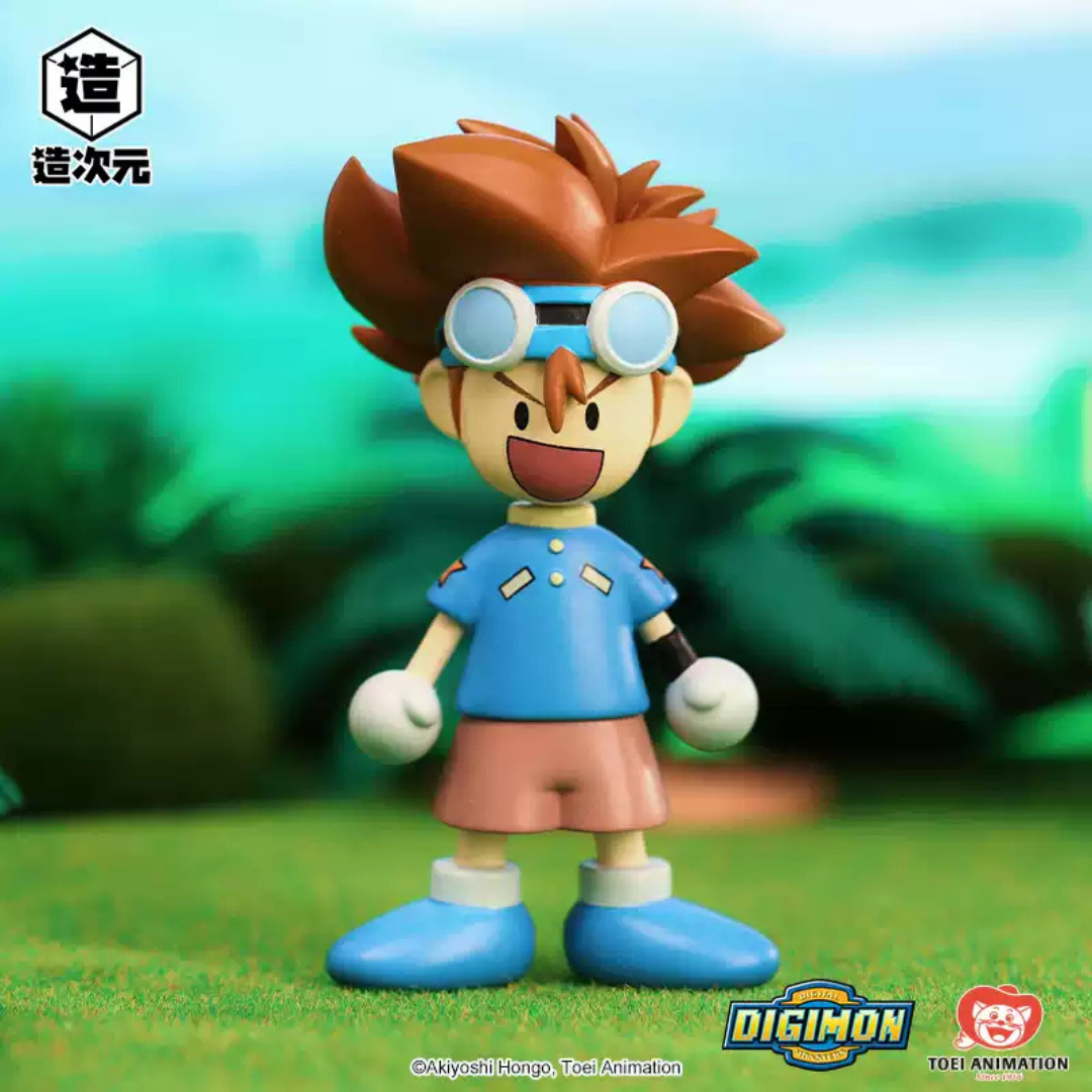 Digimon - Pop Up Store Exclusive - Digimon Adventure Wooden Doll Keychain (FULL SET OF 8) [INSTOCK]