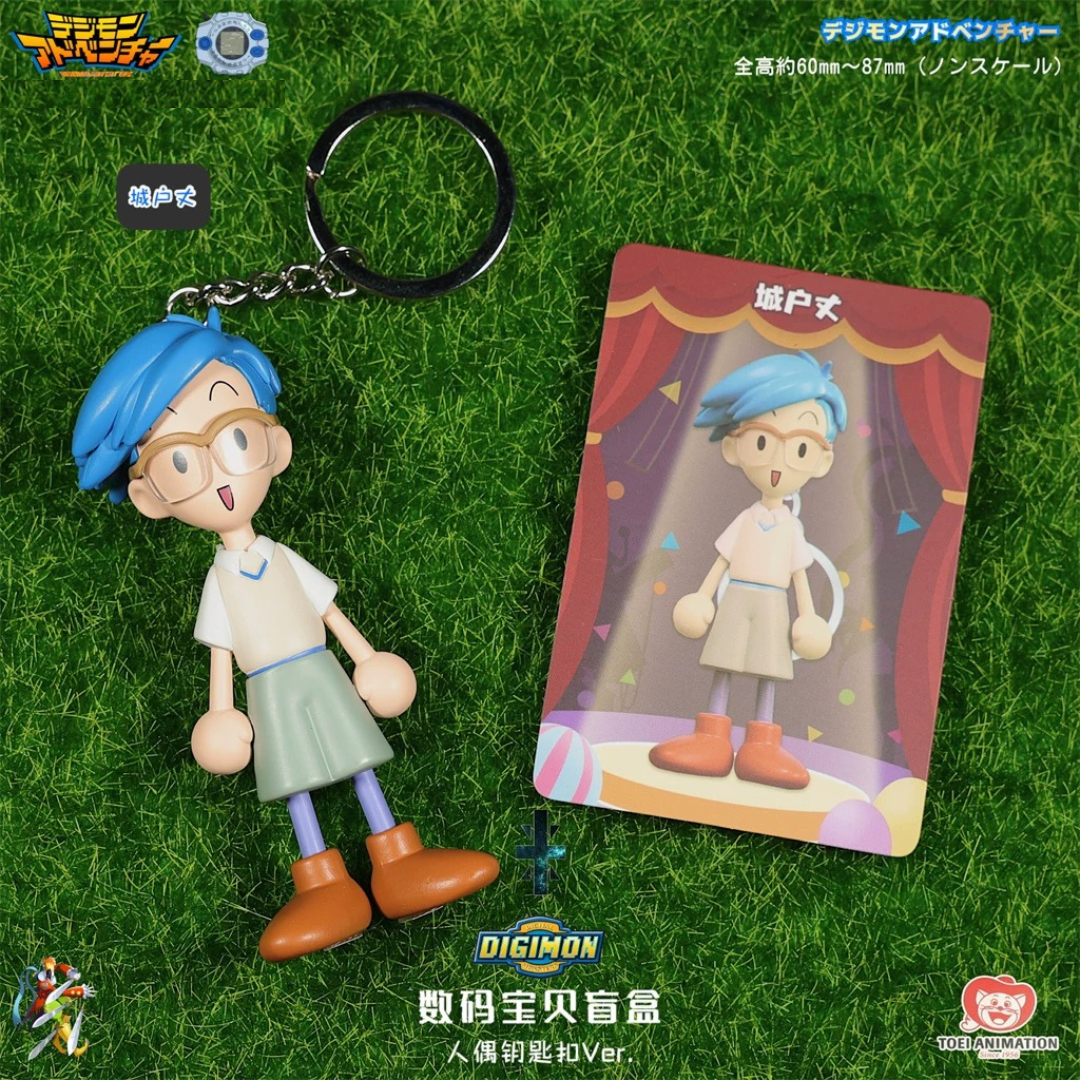 Digimon - Pop Up Store Exclusive - Digimon Adventure Wooden Doll Keychain (FULL SET OF 8) [INSTOCK]