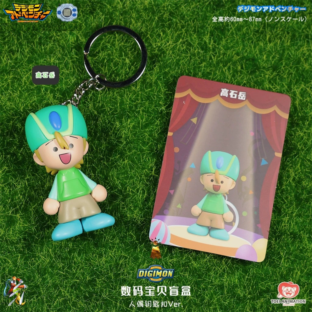 Digimon - Pop Up Store Exclusive - Digimon Adventure Wooden Doll Keychain (FULL SET OF 8) [INSTOCK]