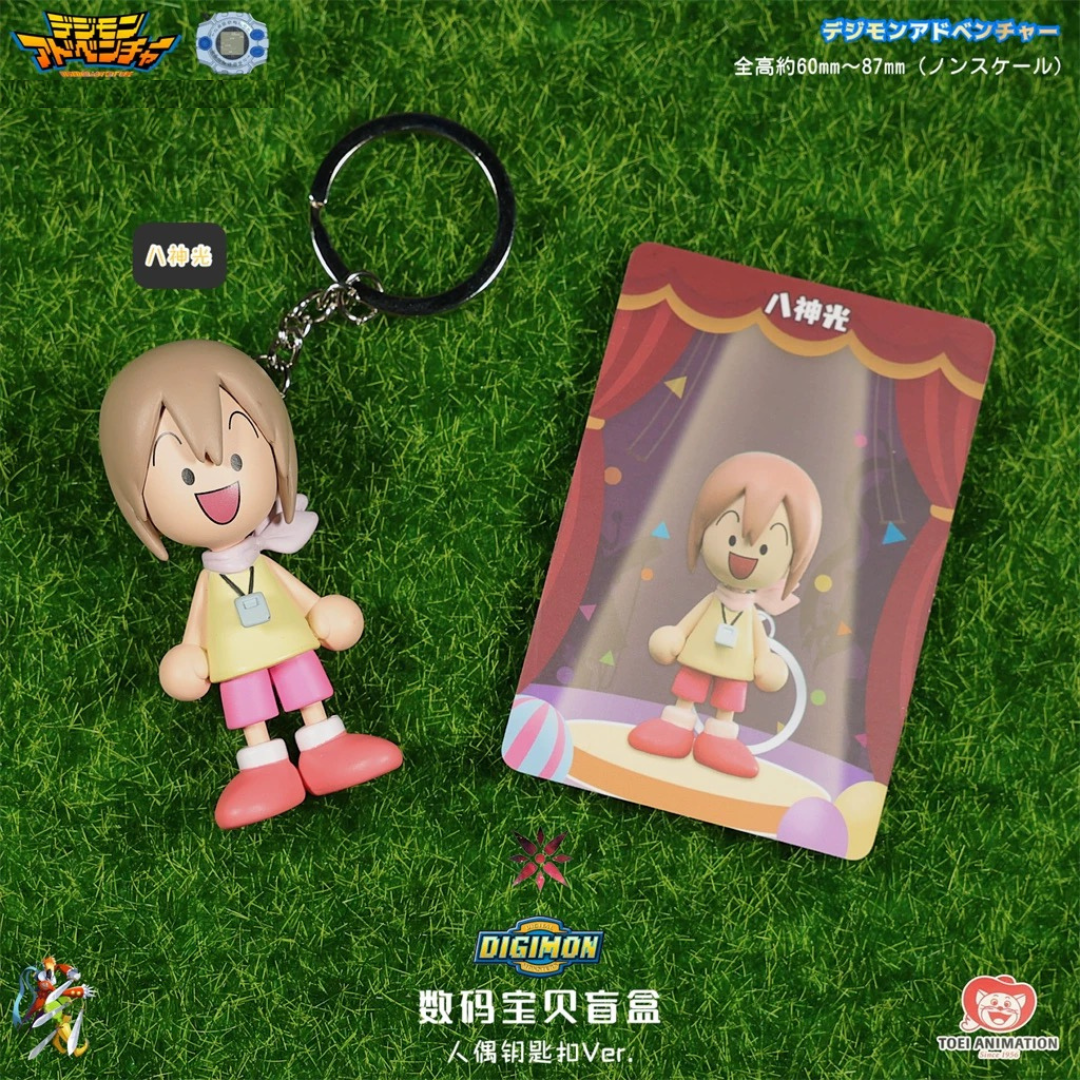 Digimon - Pop Up Store Exclusive - Digimon Adventure Wooden Doll Keychain (FULL SET OF 8) [INSTOCK]
