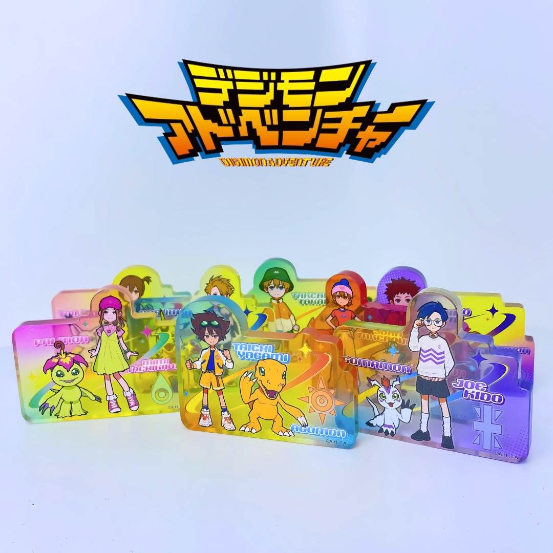 Digimon - Pop Up Store Exclusive - Digimon Colorful Neon Bricks [INSTOCK]