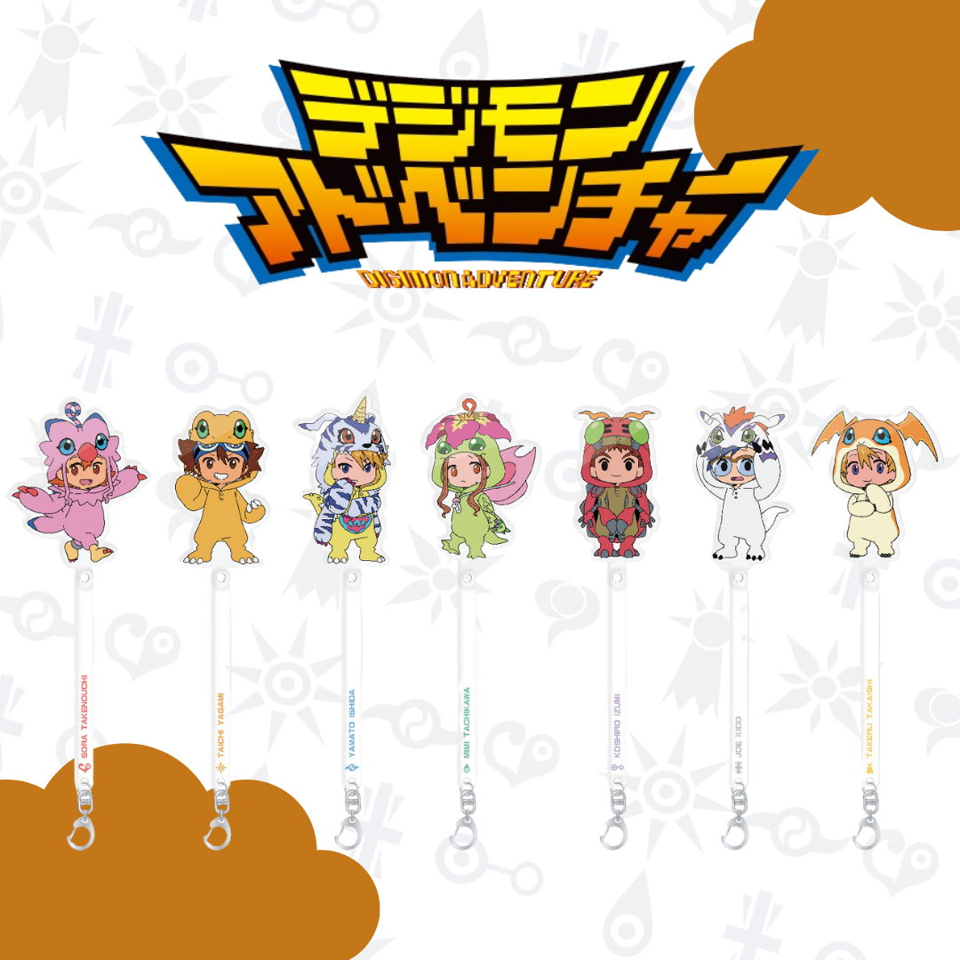 Digimon - Pop Up Store Exclusive - Digimon Photo Punch Stick Keychain [INSTOCK]