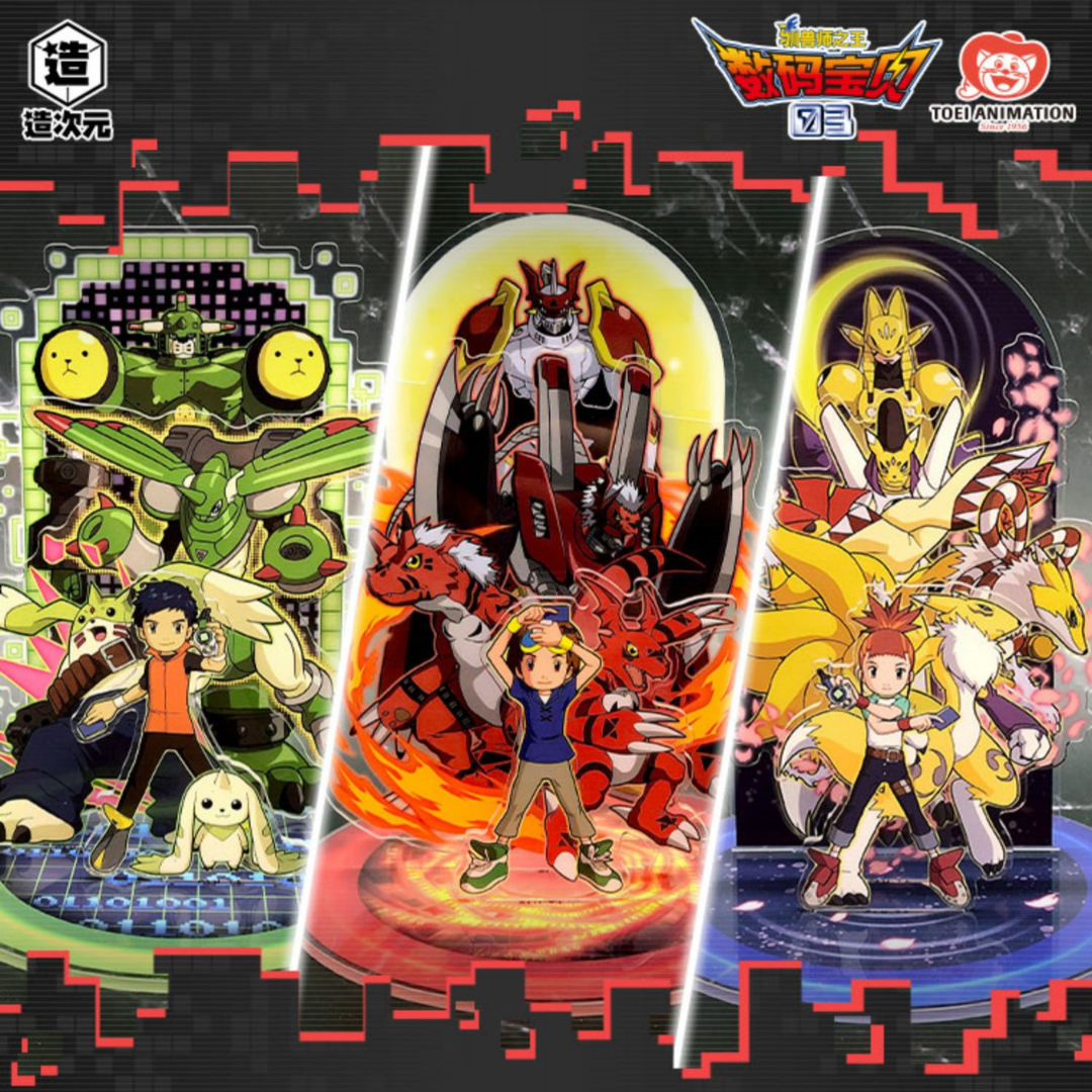 Digimon - Pop Up Store Exclusive - Digimon Tamers Combination Acrylic Board [INSTOCK]