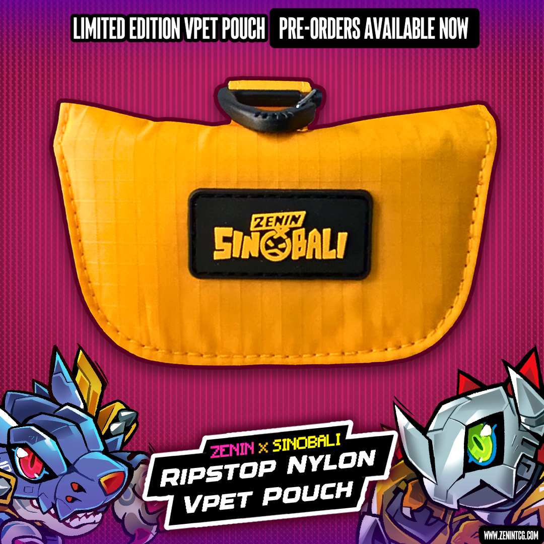 Digimon - Zenin X Sinobali Collab - RIPSTOP NYLON VPET POUCH [PRE-ORDER] [RELEASE APR25]