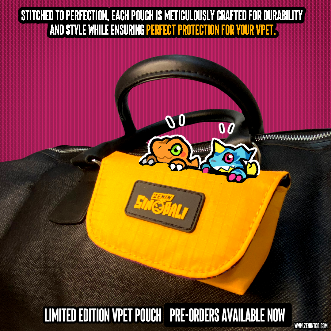 Digimon - Zenin X Sinobali Collab - RIPSTOP NYLON VPET POUCH [PRE-ORDER] [RELEASE APR25]
