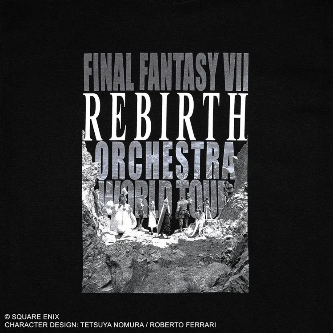 Final Fantasy VII Rebirth Orchestra World Tour T-shirt (One Size) [PRE-ORDER](RELEASE SEP25)