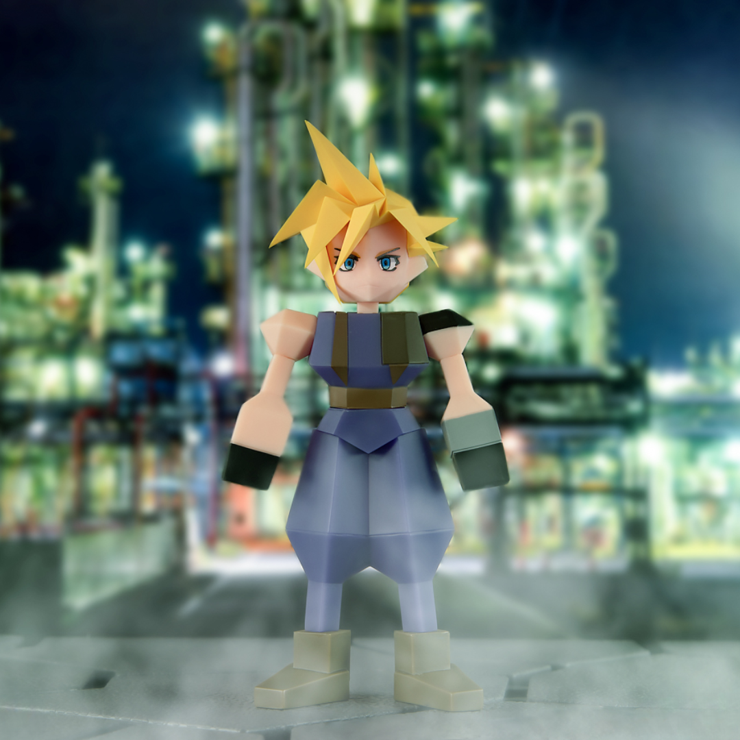 Final Fantasy VII - Square Enix Polygon Soft Vinyl - Cloud Strife [PRE-ORDER] (RELEASE DEC25)